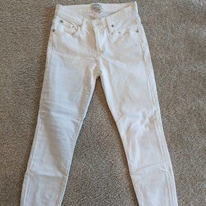 J Crew toothpick white jean